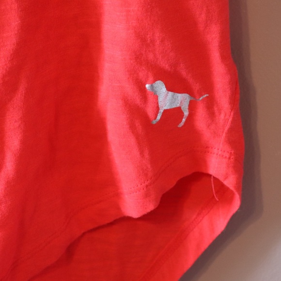 Victoria’s Secret PINK bright red racer back tank top - Picture 3 of 4